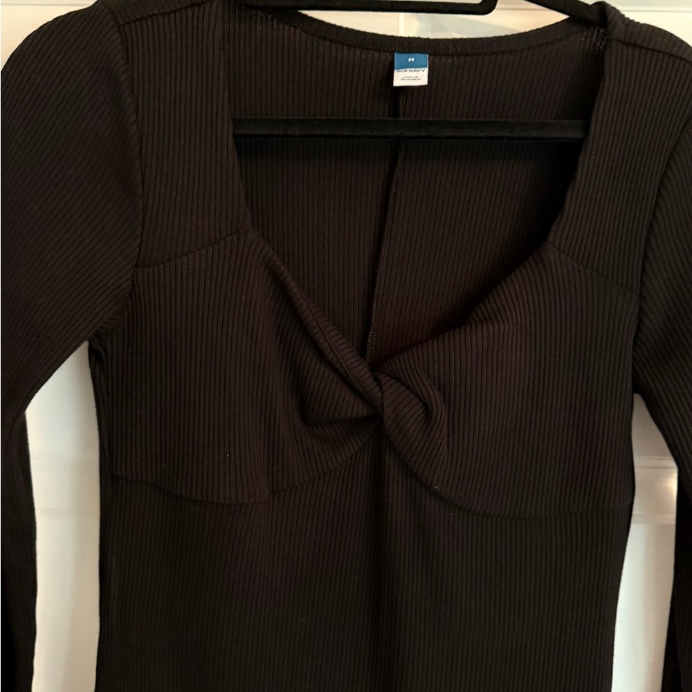 Old Navy Black Long Sleeve Dress